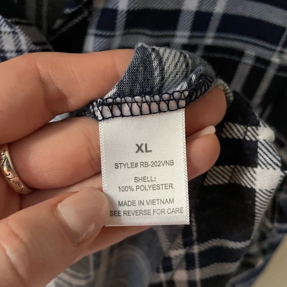 Blue Plaid Flannel - Picture 5 of 5